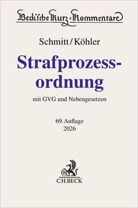 Produktbild: Strafprozessordnung. StPO