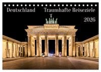 Produktbild: Deutschland - Traumhafte Reiseziele (Tischkalender 2026 DIN A5 quer), CALVENDO Monatskalender