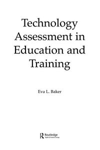 Produktbild: Technology Assessment in Education and Training