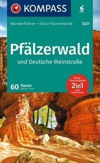 Produktbild: KOMPASS Wanderf&uuml;hrer Pf&auml;lzerwald und Deutsche Weinstra&szlig;e, 60 Touren mit Extra-Tourenkarte