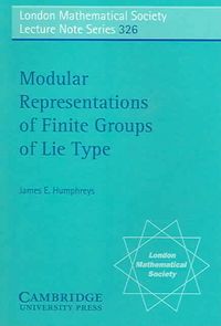Produktbild: Modular Representations of Finite Groups of Lie Type