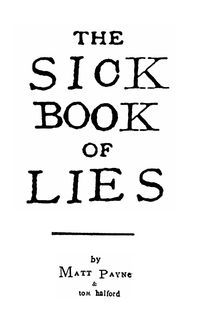 Produktbild: Sick Book of Lies