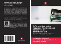 Produktbild: Informa&ccedil;&otilde;es sobre recursos humanos nos relat&oacute;rios de administra&ccedil;&atilde;o