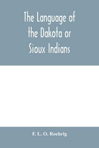 Produktbild: The language of the Dakota or Sioux Indians