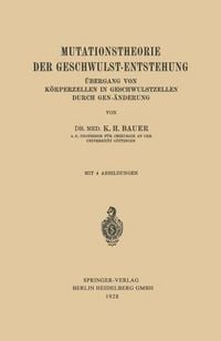 Produktbild: Mutationstheorie der Geschwulst-Entstehung