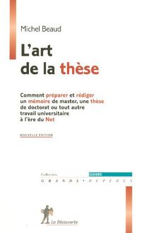 Produktbild: L'art de la th&egrave;se / Nouvelle &eacute;dition