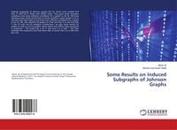 Produktbild: Some Results on Induced Subgraphs of Johnson Graphs