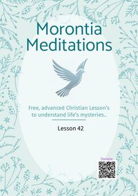 Produktbild: Morontia Meditations: Lesson 42