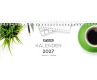 Produktbild: Stylex Schreibtischquerkalender 2027, 56 Blatt