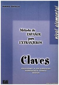 Produktbild: Claves del m&eacute;todo de Espa&ntilde;ol para extranjeros : nivel elemental