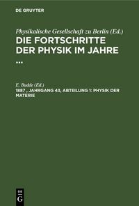 Produktbild: Physik der Materie