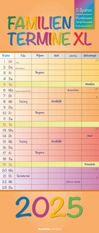 Bild vom Artikel Regenbogen XL 2025 Familienplaner XL - Familienkalender - Terminplaner - 30x70 vom Autor 