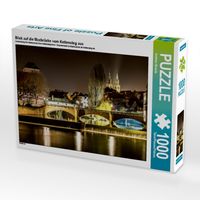 Produktbild: Blick auf die Maxbr&uuml;cke vom Kettensteg aus (Puzzle)