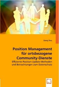 Produktbild: Treu, G: Position Management f&iquest;r ortsbezogene Community-Dien
