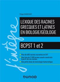 Produktbild: Lexique des racines grecques et latines en biologie-g&eacute;ologie
