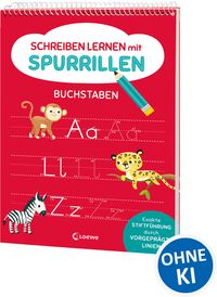 Produktbild: Schreiben lernen mit Spurrillen - Buchstaben