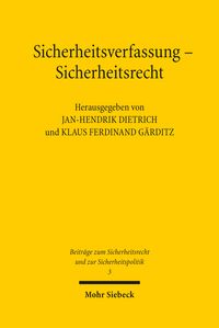 Produktbild: Sicherheitsverfassung - Sicherheitsrecht