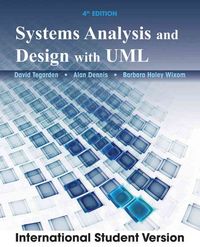 Produktbild: Systems Analysis and Design with UML