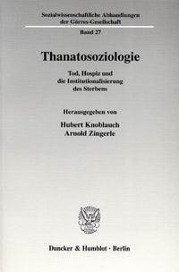 Produktbild: Thanatosoziologie.