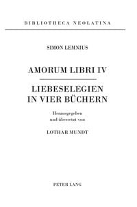 Produktbild: Amorum Libri IV