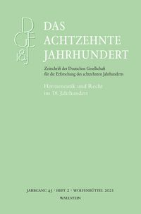 Produktbild: Das achtzehnte Jahrhundert 45/2