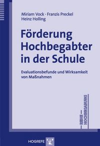 Produktbild: F&ouml;rderung Hochbegabter in der Schule