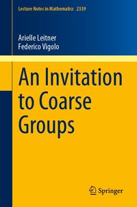 Produktbild: An Invitation to Coarse Groups