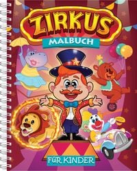 Produktbild: Zirkus-Malbuch f&uuml;r Kinder