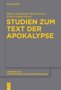 Produktbild: Studien zum Text der Apokalypse