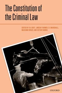 Produktbild: The Constitution of the Criminal Law