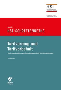 Produktbild: Tarifvorrang und Tarifvorbehalt