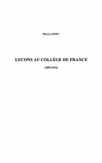 Produktbild: Lecons au College de France
