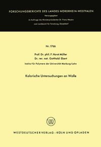 Produktbild: Kalorische Untersuchungen an Wolle