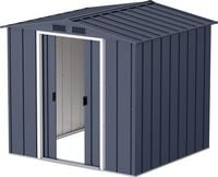 Produktbild: Metall Ger&auml;tehaus 202x174 Gartenhaus Schiebet&uuml;ren