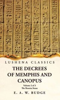 Produktbild: The Decrees of Memphis and Canopus The Rosetta Stone Volume 2 of 3