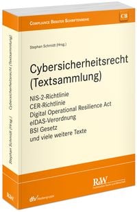 Produktbild: Cybersicherheitsrecht (Textsammlung)