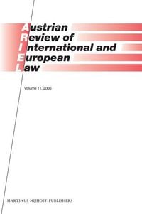 Produktbild: Austrian Review of International and European Law, Volume 11 (2006)