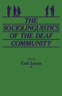 Produktbild: The Sociolinguistics of the Deaf Community