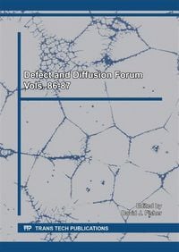 Produktbild: Defect and Diffusion Forum Vols. 86-87