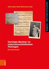 Produktbild: Verfolgte Musiker im nationalsozialistischen Th&uuml;ringen