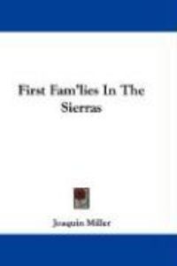 Produktbild: First Fam'lies in the Sierras