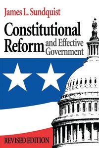 Produktbild: Constitutional Reform and Effective Government