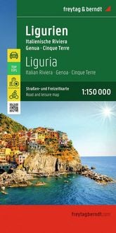 Produktbild: freytag & berndt Stra&szlig;enkarte Ligurien 1:150.000