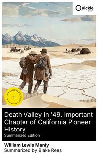 Produktbild: Death Valley in '49. Important Chapter of California Pioneer History (Summarized Edition)