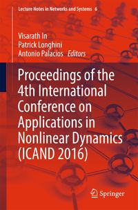 Produktbild: Proceedings of the 4th International Conference on Applications in Nonlinear Dynamics (ICAND 2016)