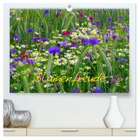 Produktbild: Blumenfreude (hochwertiger Premium Wandkalender 2026 DIN A2 quer), Kunstdruck in Hochglanz