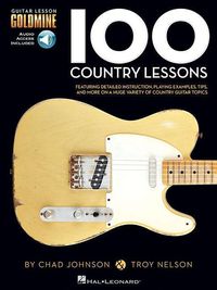 Produktbild: 100 Country Lessons - Guitar Lesson Goldmine Series Book/Online Audio