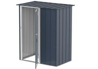 Produktbild: Metall Ger&auml;tehaus 148x88 Gartenhaus Schiebet&uuml;r