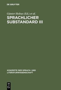 Produktbild: Sprachlicher Substandard III