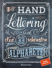 Produktbild: Handlettering. Die 33 sch&ouml;nsten Alphabete mit Rahmen, Ornamenten und Bord&uuml;ren